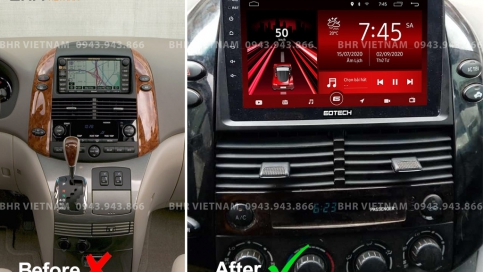 Màn hình DVD Android xe Toyota Sienna 2003 - 2010 | Gotech GT8 